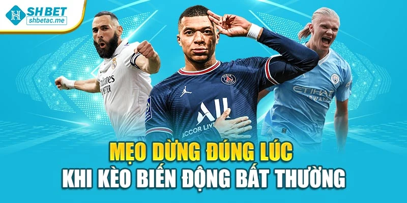 Mẹo dừng đúng lúc khi kèo biến động bất thường