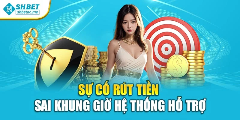 Sự cố rút tiền sai khung giờ hệ thống hỗ trợ